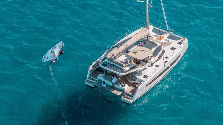 Official Fountaine Pajot FP44 model image from Fountaine Pajot.