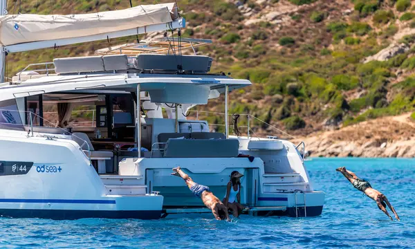 FP41 and FP44 Set for Fountaine Pajot Olympic Yacht Show Display