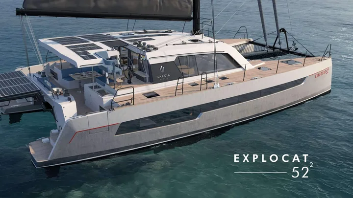 Official Garcia Explocat 52 model image from Garcia Yachts.