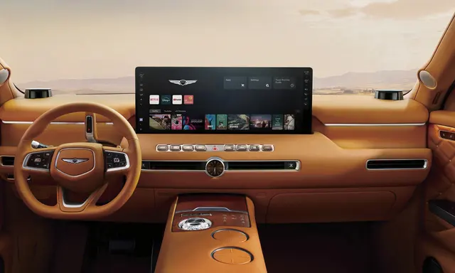 Genesis Turns the GV90 Cabin Into a Pop-Up Home Theater