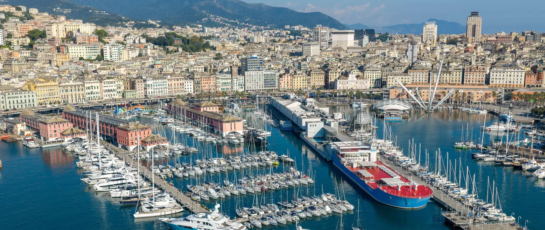 Official source image supplied by Marina Porto Antico via Pressmare