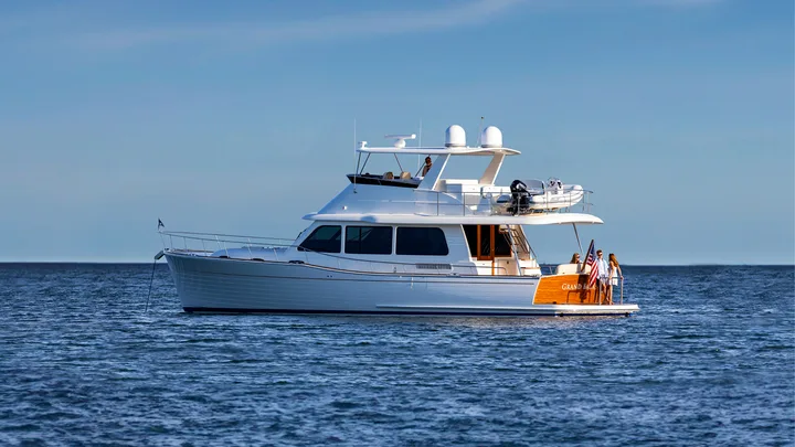 Official Grand Banks 54 model image from Grand Banks Yachts.