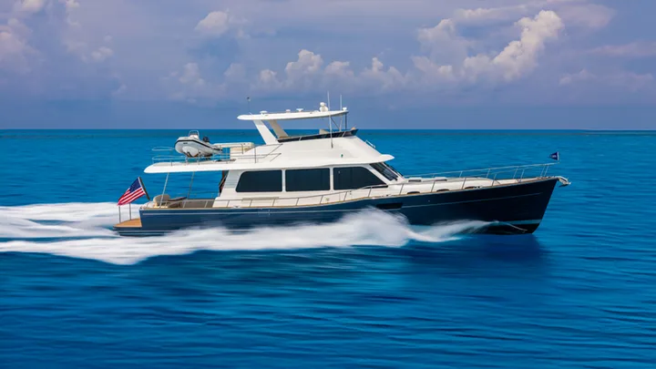 Official Grand Banks 62 model image from Grand Banks Yachts.