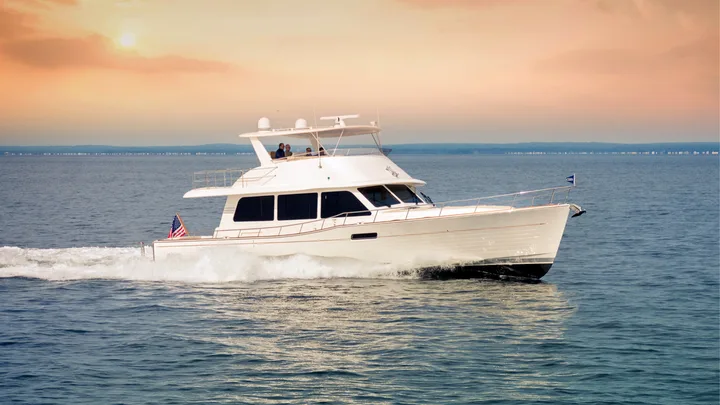 Official Grand Banks 60 model image from Grand Banks Yachts.