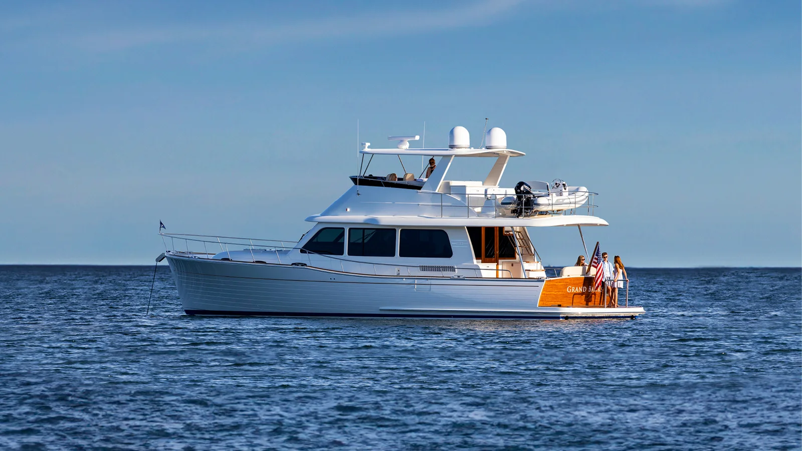 Official Grand Banks 54 model image from Grand Banks Yachts.