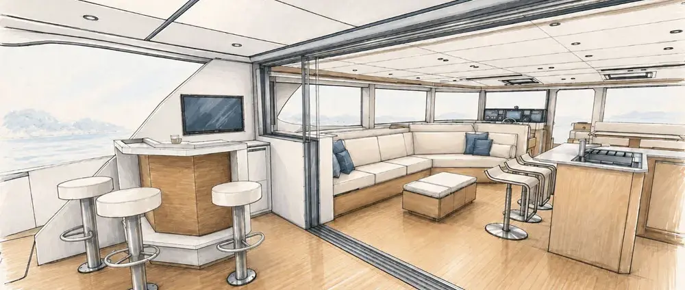 Official press image — GranOcean Updates 17.9m and 21.98m Power Cats with W-Series NOVA