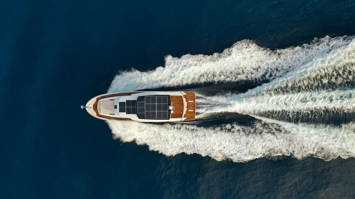 Official Greenline 58 Fly model image from Greenline Yachts.