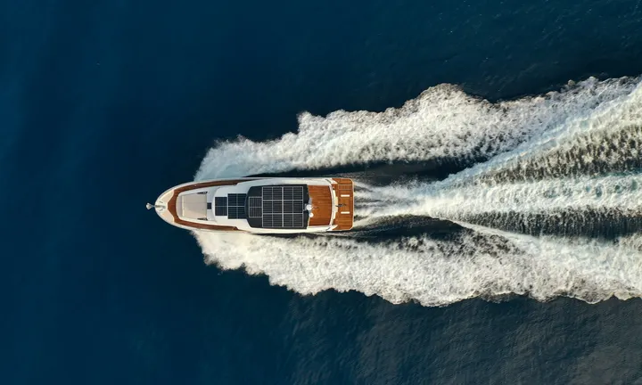 Official Greenline 58 Fly model image from Greenline Yachts.