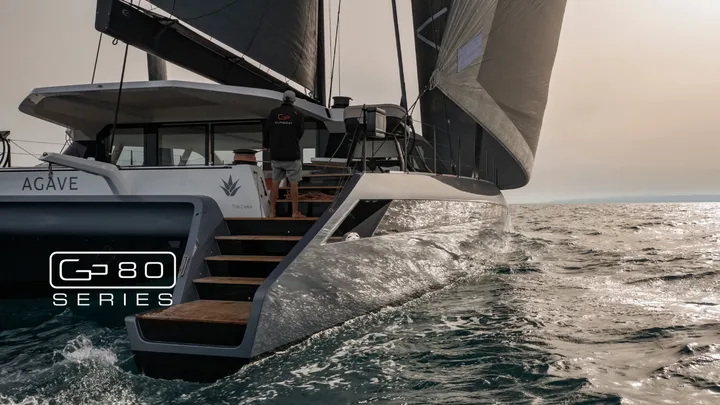 Official Gunboat 80 model image from Gunboat.