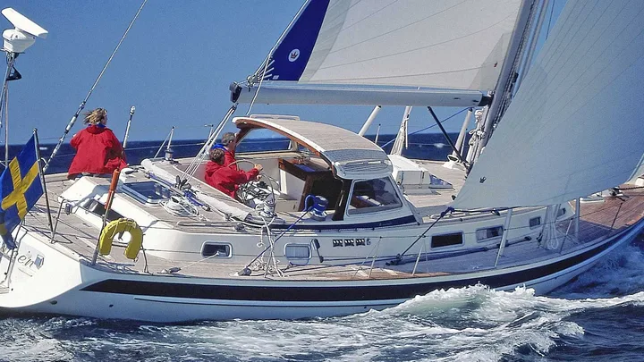 Official Hallberg-Rassy 53 model image from Hallberg-Rassy.
