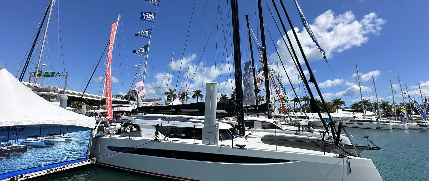 Official HH Catamarans image — HH52 and HH60 Put Hybrid Performance-Catamaran Systems on Show in Miami