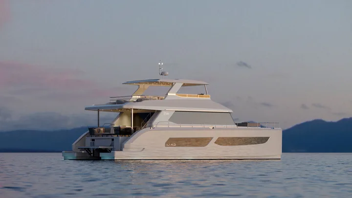 Official ILIAD 60 model image from ILIAD Catamarans.