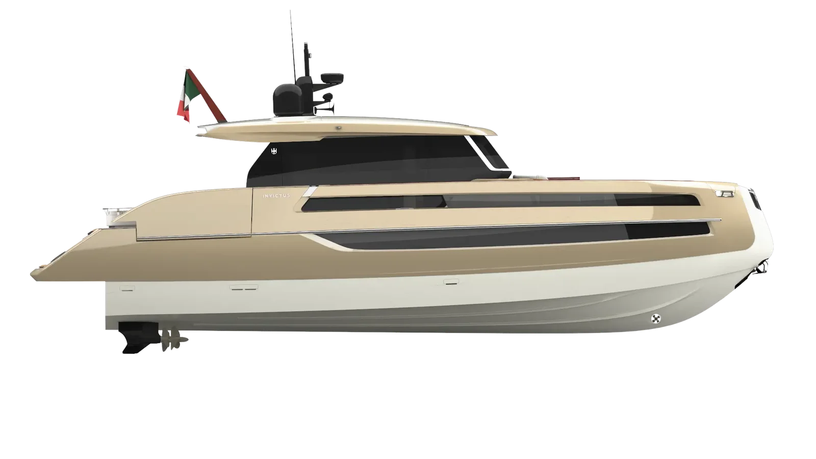 Official Invictus ST550 model image from Invictus Yacht.