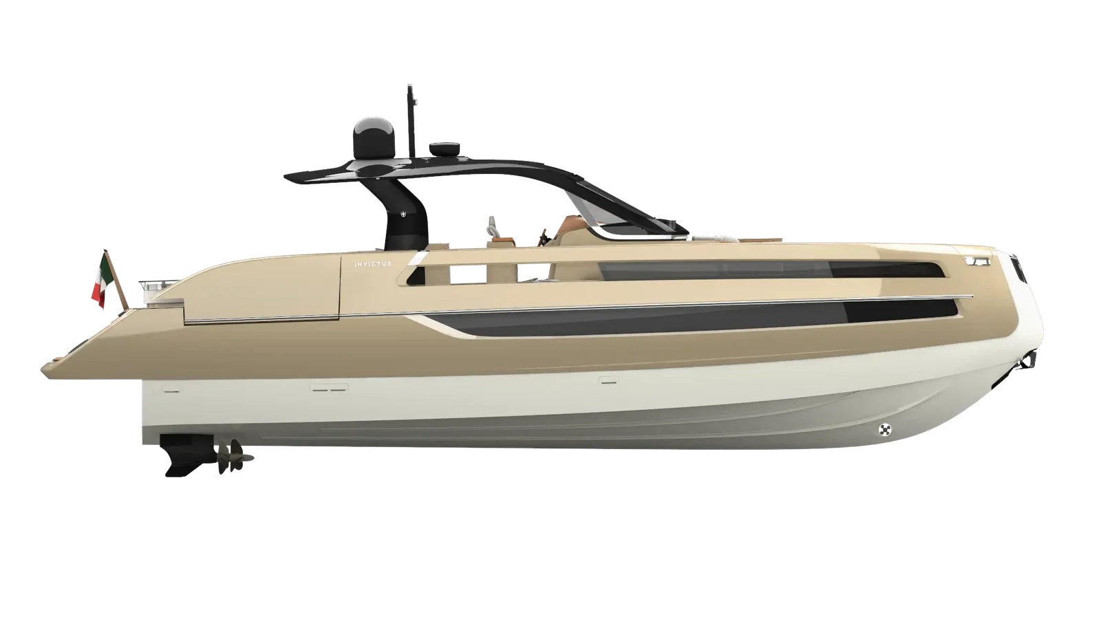 Official Invictus TT550 model image from Invictus Yacht.