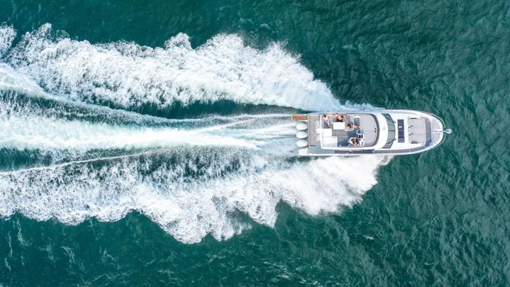 Official Jeanneau Merry Fisher 1295 Fly model image from Jeanneau.