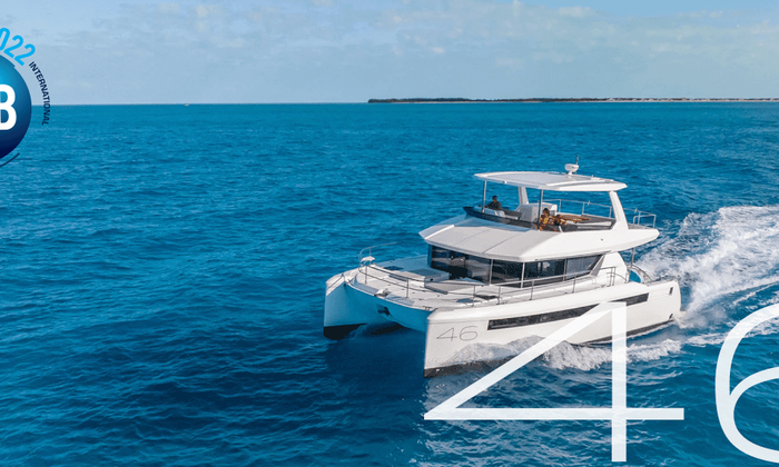 Official Leopard 46PC model image from Leopard Catamarans.