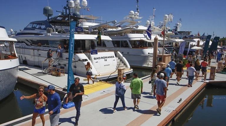Official image from Palm Beach International Boat Show official 2027 organiser artwork.