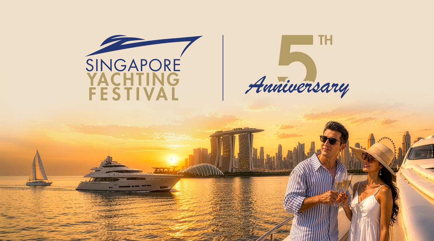 Official image from Singapore Yachting Festival official 2027 key visual.