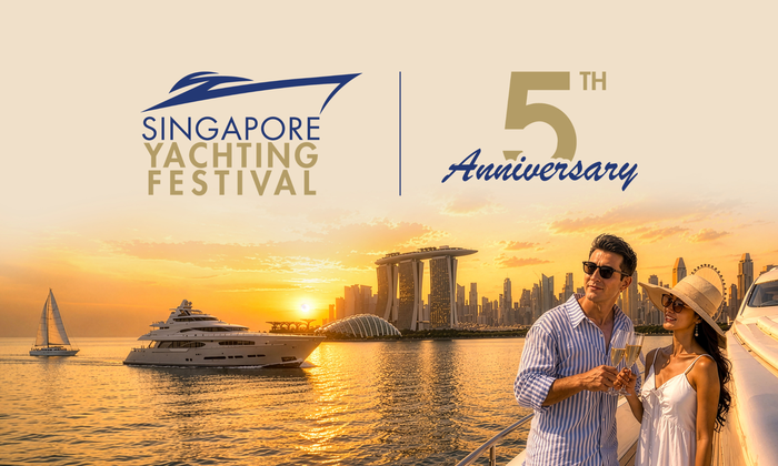Official image from Singapore Yachting Festival official 2027 key visual.
