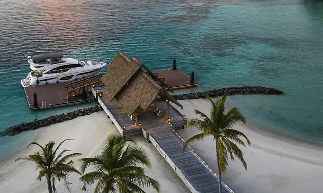 Waldorf Astoria Maldives Ithaafushi: The Yacht Is Part of the Arrival