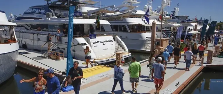 Official image from Palm Beach International Boat Show official 2027 organiser artwork.