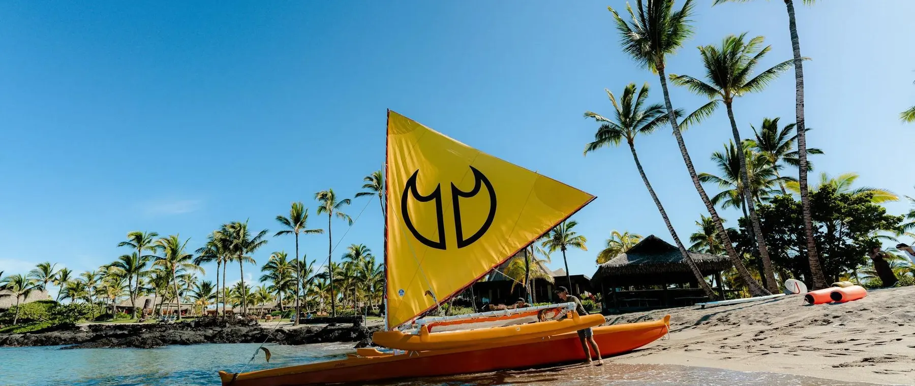 Kona Village: Hawaiian Sailing Canoes and Private Coastal Living