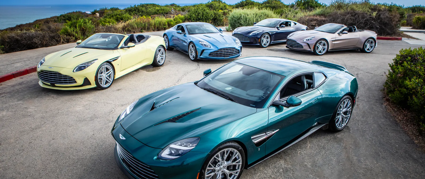 Aston Martin Revives Five Historic Colours in One-Off Heritage Cars