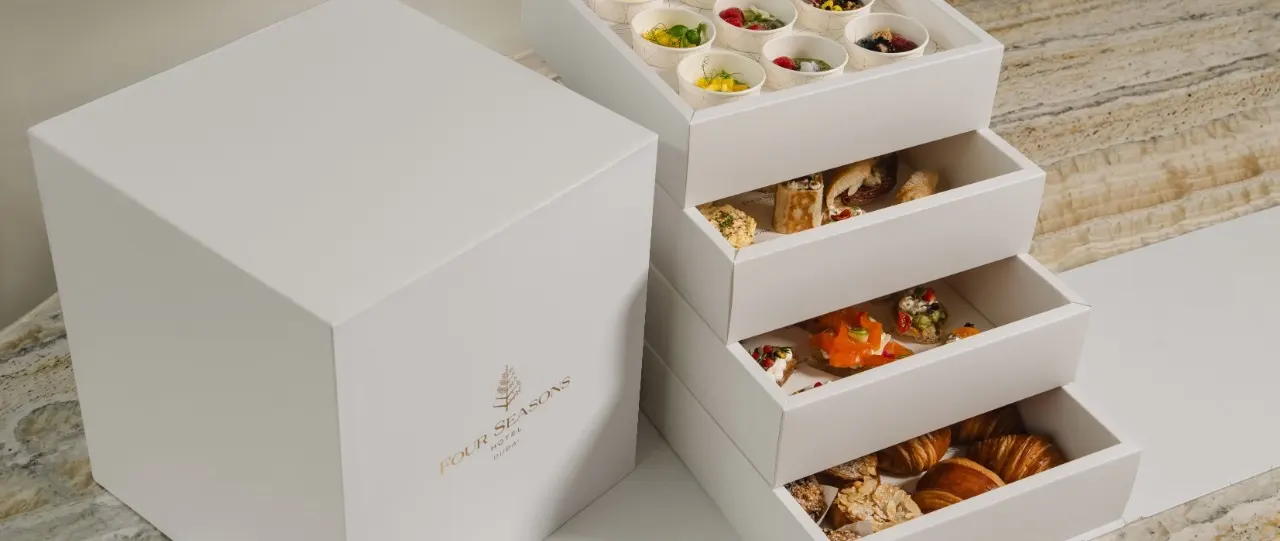 Four Seasons Dubai DIFC Introduces Luxury Office Dining Boxes