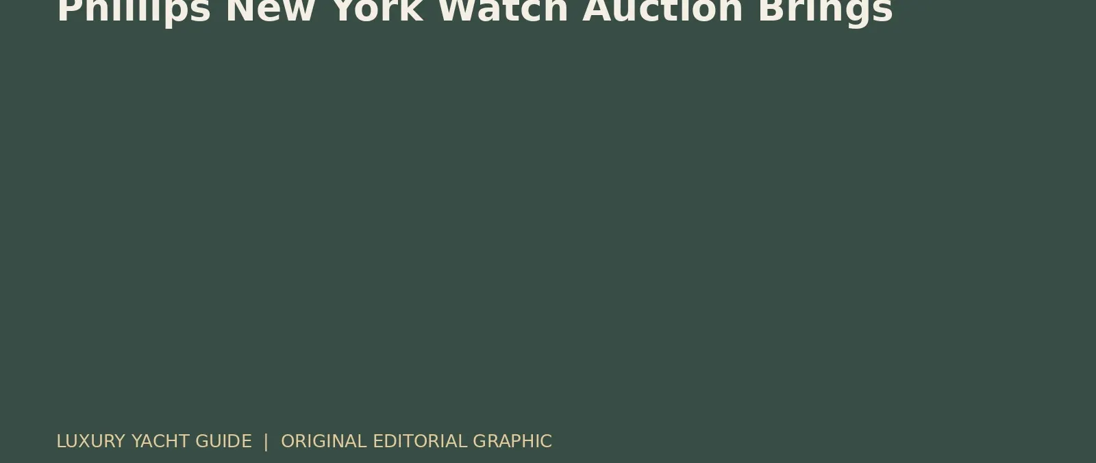 Phillips New York Watch Auction Brings 88 Collector Pieces Together