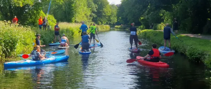 AquaPaddle Makes a Five-Kilometre Social Paddle Part of a Waterway Weekend