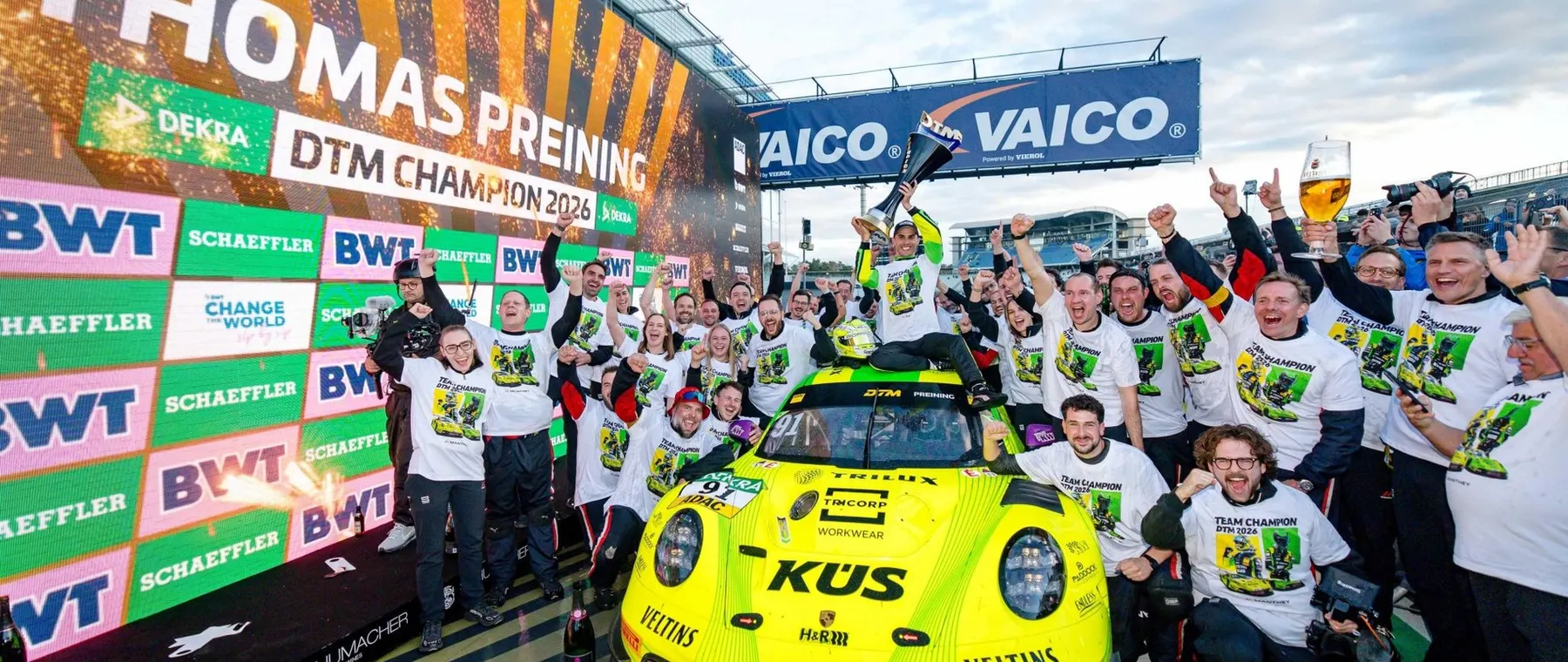 Thomas Preining Claims Second DTM Title with Porsche at Hockenheim
