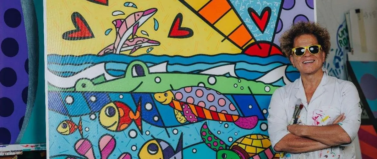 Romero Britto Creates Marine Pop Art for E1 Miami Grand Prix 2026