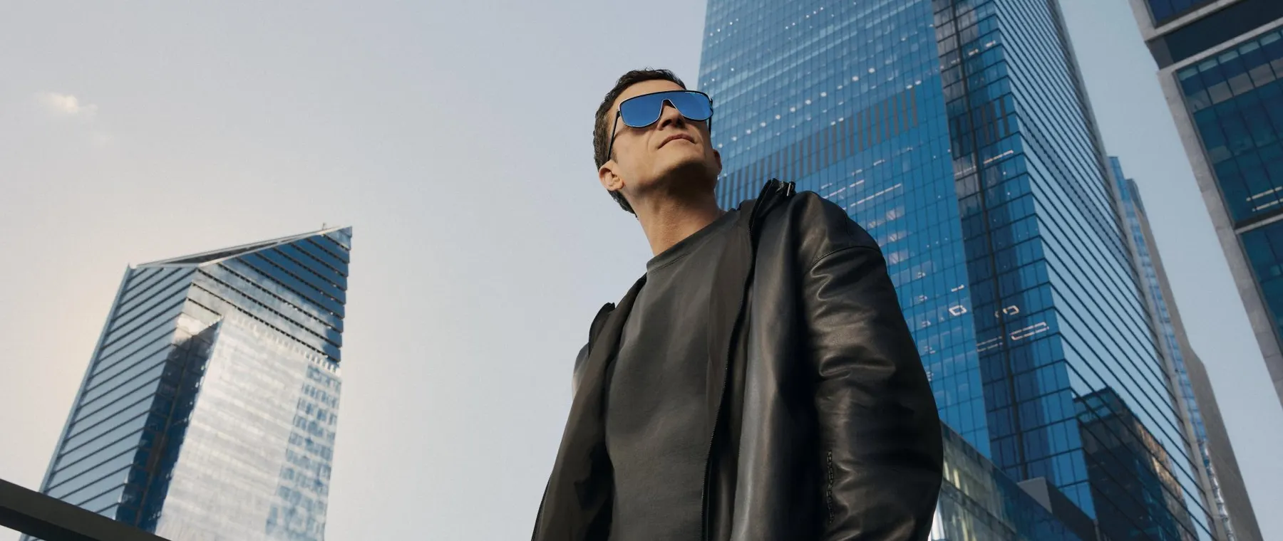 Porsche Design and Orlando Bloom Create Leather Jacket and P’86007 Sunglasses