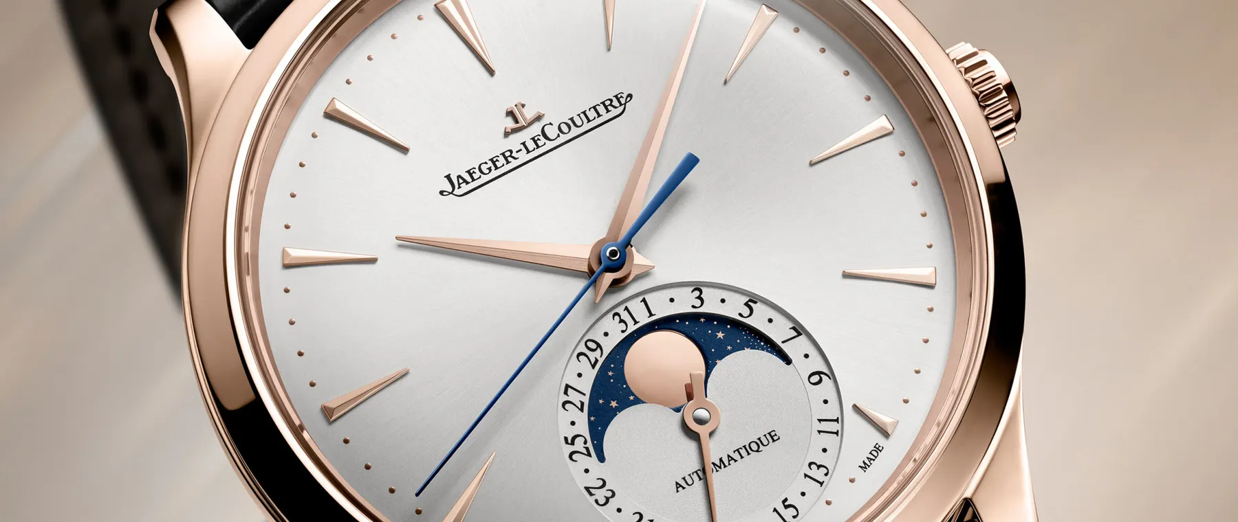 Jaeger-LeCoultre Master Ultra Thin Moon Returns in 36mm Pink Gold
