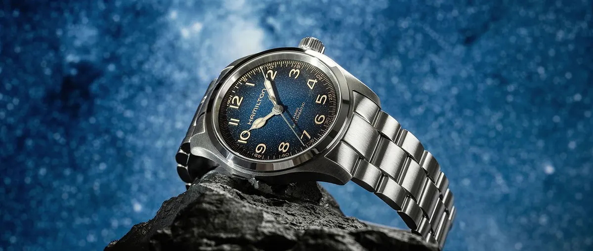 Hamilton Adds a Blue Dial to Its Khaki Field Murph Watch