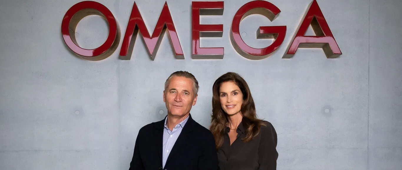 Cindy Crawford Revisits the Omega Constellation in Switzerland