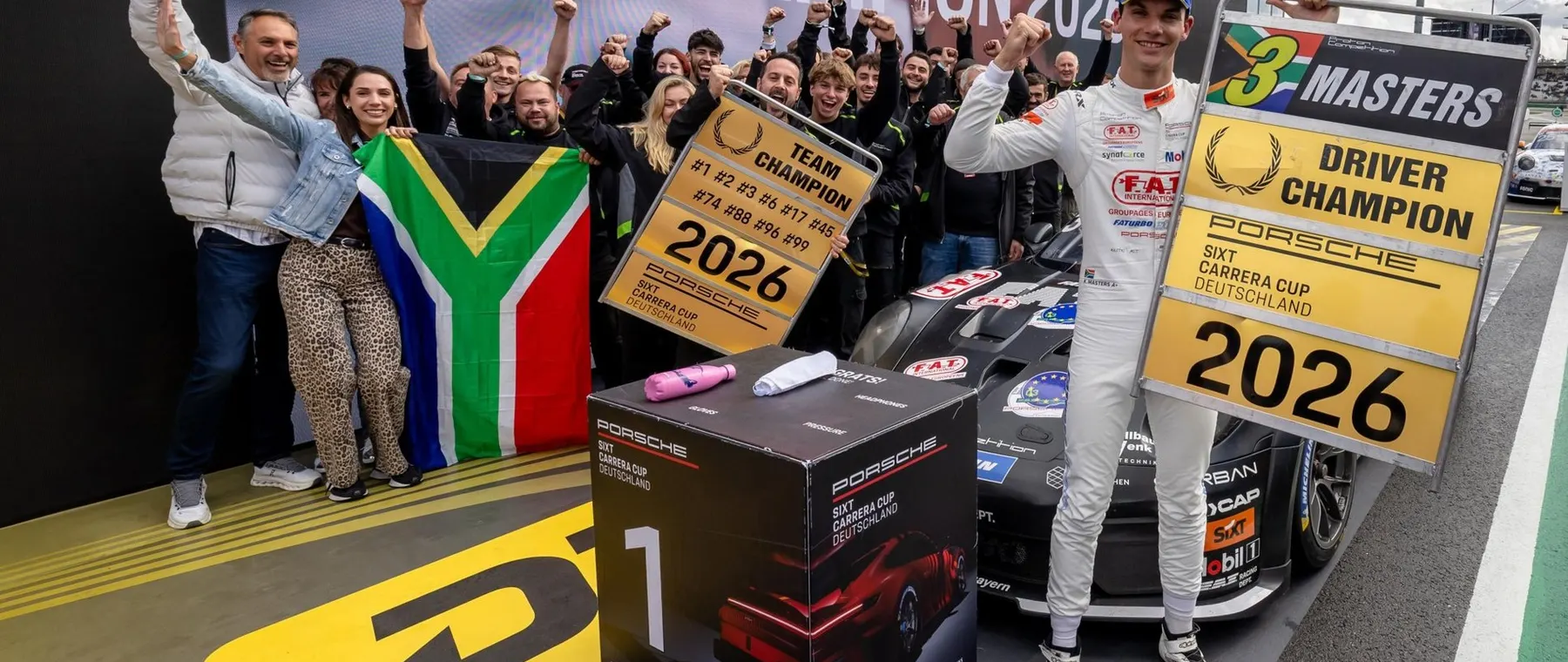 Keagan Masters Wins Porsche Carrera Cup Germany in Debut Season