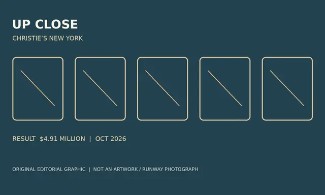 Josef Albers Leads Christie’s ‘Up Close’ New York Sale at $1.28 Million