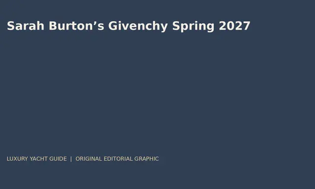 Sarah Burton’s Givenchy Spring 2027 Emphasises Precision of Cut