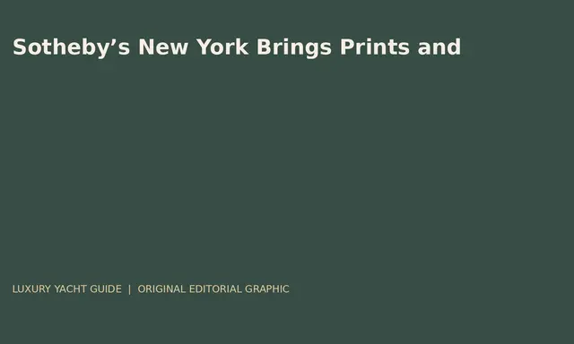Sotheby’s New York Brings Prints and Photographs Into October Focus