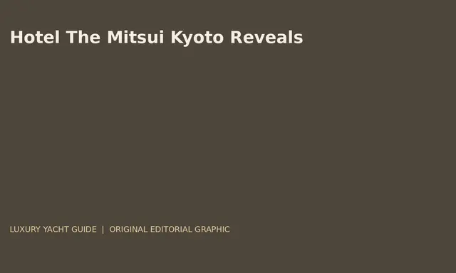 Hotel The Mitsui Kyoto Reveals Matcha-Led Christmas Afternoon Tea