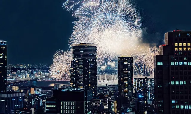 Four Seasons Osaka Creates a Fireworks Night Above the City