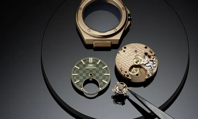 IWC Puts a Flying Tourbillon Inside Its Gold Ingenieur 41