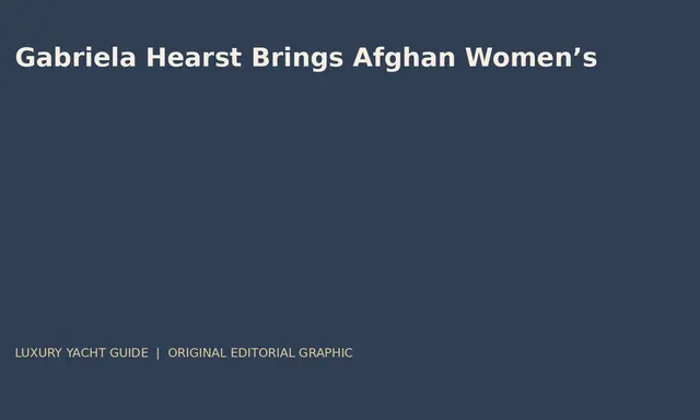 Gabriela Hearst Brings Afghan Women’s Textile Craft to Paris