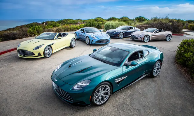 Aston Martin Revives Five Historic Colours in One-Off Heritage Cars