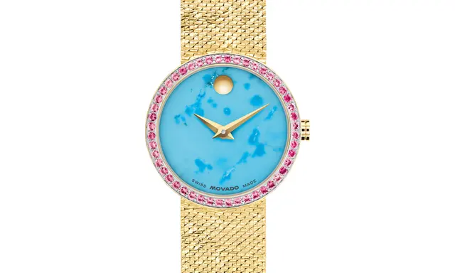 Stephanie Gottlieb Reimagines Movado’s Museum Dial in Gemstones