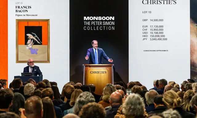 Christie’s London Evening Auctions Total £218.6 Million