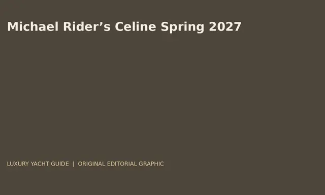 Michael Rider’s Celine Spring 2027 Reworks Modern Parisian Dressing