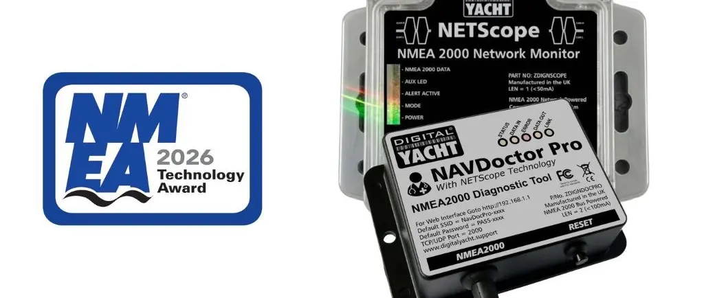 Official image supplied by Digital Yacht official NAVDoctor Pro award photograph.