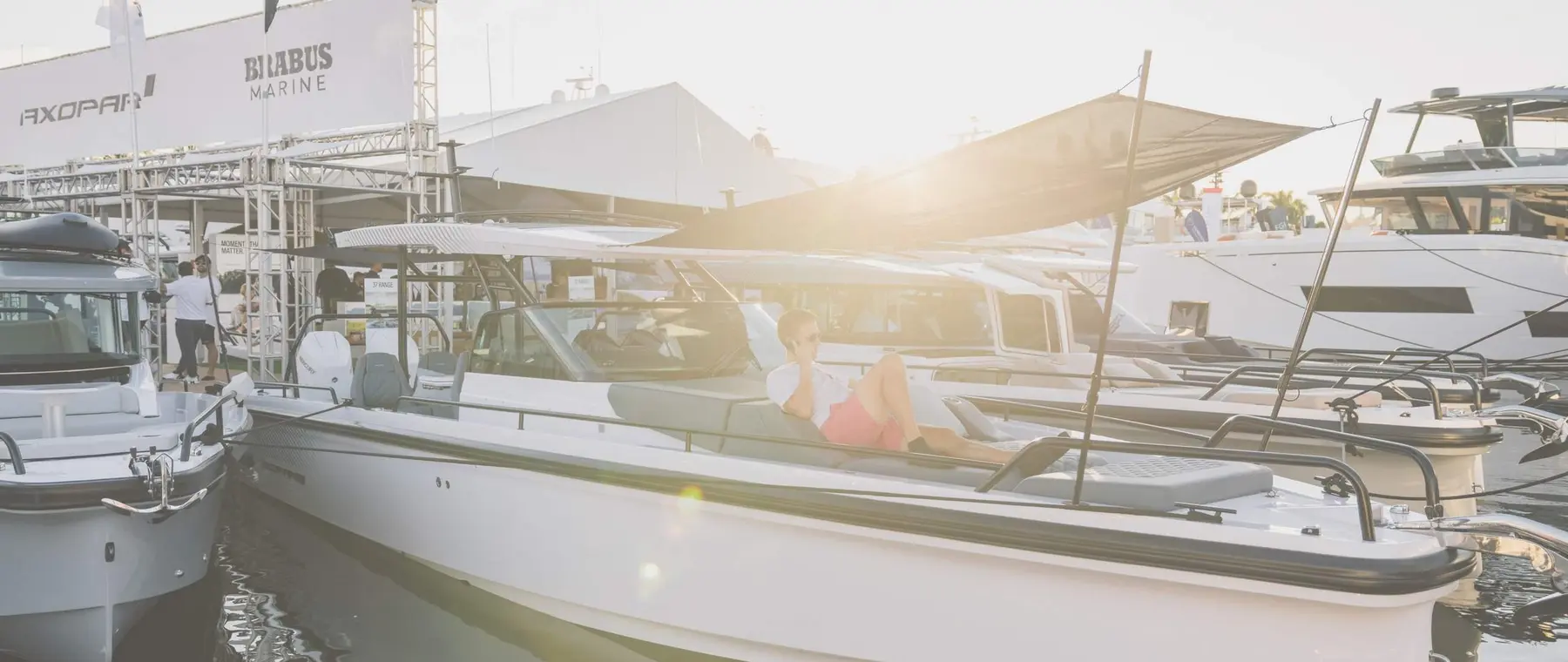 Official image supplied by Axopar Boats — official Fort Lauderdale event imagery.